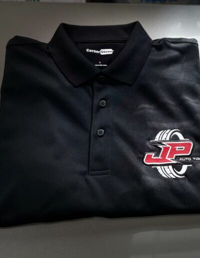 embroidered polo shirt